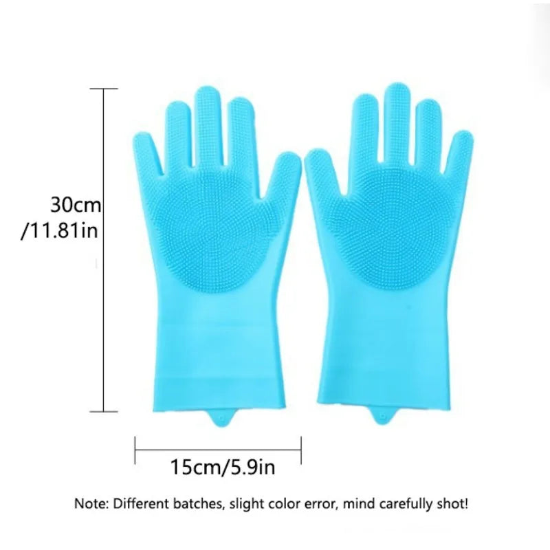 PetCare Massage Gloves – Soft Rubber Bath Brush for Cats & Dogs